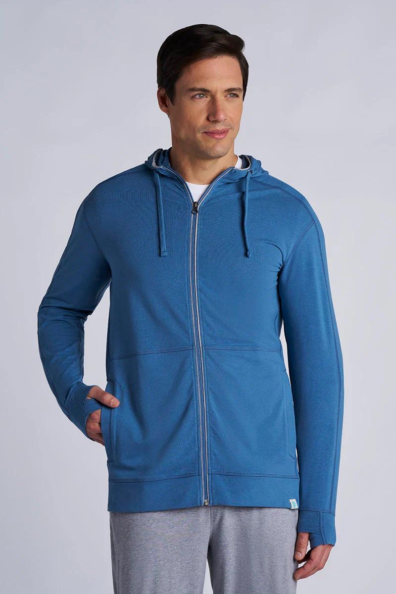 Men's LumaLeo Zip-Up Hoodie | Blue Dusk

ZnOTM Fabric